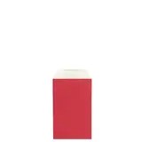 Pochette cadeau kraft vergé rouge cerise 7 x 12 cm - Sachet kraft - Lot de 250