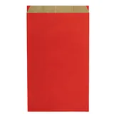 Pochette cadeau kraft vergé rouge 30 x 9 x 49,5 cm - Sachet kraft - Lot de 250