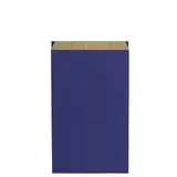 Pochette cadeau kraft vergé bleu marine 18 x 6 x 33,5 cm - Sachet kraft - Lot de 250