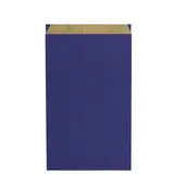 Pochette cadeau kraft vergé bleu marine 25 x 6,5 x 41 cm - Sachet kraft - Lot de 250