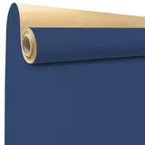 Papier cadeau kraft bleu uni 50 cm x 250 m 60 g/m² – le rouleau