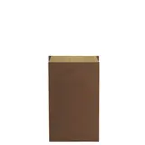 Pochette cadeau kraft vergé marron chocolat 12 x 4,5 x 19,5 cm - Sachet kraft - Lot de 250