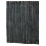 Panneau bois pour gondole Noir charbonneux 96,2 x 120 cm, ép.18 mm - Fond plein