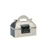 Boîte pâtissière carton avec poignée 10 x 12 x 7 cm Inspirations et gourmandises - Caissette pâtissière à poignée - Lot de 50