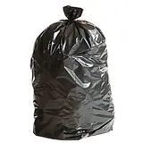 Sac poubelle container 240 litres PEBD avec lien à nouer - Sac poubelle professionnel - Noir - Carton de 100