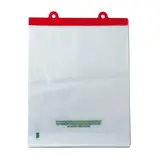 Sac plastique liassé à ouverture décalée transparent 4,95L 30 + 3 x 35 cm PEBD 50µ - Lot de 200