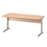 Bureau droit  pieds métal