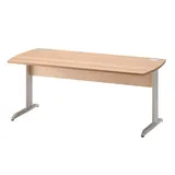 Bureau droit  pieds métal