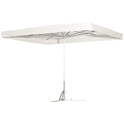 Parasol professionnel de marché - Parasol forain - Blanc - 300 x 250 cm