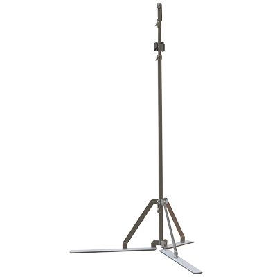 Pied plat 3 branches avec chandelle pour parasol forain