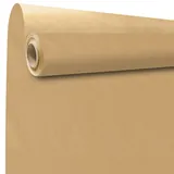 Papier cadeau kraft vergé brun uni 70 cm x 100 m 60 g/m² – le rouleau
