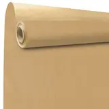 Papier cadeau kraft vergé brun uni 70 cm x 100 m 60 g/m² – le rouleau