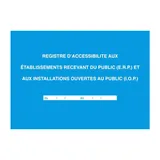 Registre d'accessibilité aux ERP et IOP