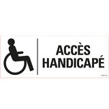 Pictogramme adhésif Accès handicapé - Vinyles adhésifs