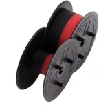 Ruban encreur standard GR51 pour calculatrice comptable rouge / noir - Lot de 10