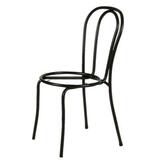 Structure chaise bistrot vintage tube noir