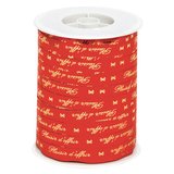 Bolduc rouge Plaisir d'offrir 10 mm x 250 m polypropylène - Bolducs, noeuds et rubans Noël