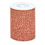 Bolduc kraft étoiles rouges 10 mm x 250 m polypropylène