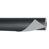 Papier cadeau kraft duo métallisé noir/argent 70 cm x 50 m 60 g/m² – le rouleau - Papiers cadeaux unis