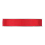 Ruban gros grain rouge 15 mm x 20 m coton