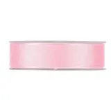 Ruban gros grain rose pâle 25 mm x 20 m coton