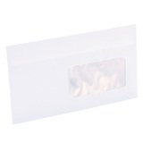 Enveloppes à fenêtre fermeture autocollante - Enveloppes blanches
