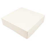 Boite patissiere blanche 29+29x10cm 305g/m²