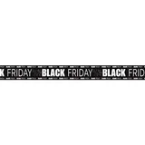 Banderole BLACK FRIDAY 15 cm x 10 m Noir / Blanc