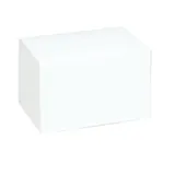 Boîte à bûche de Noël blanche 20 x 11 x H 10 cm 220 g/m² - Paquet de 25