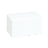 Boîte à bûche de Noël blanche 30 x 11 x H 10 cm 220 g/m² - Paquet de 25