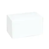 Boîte à bûche de Noël blanche 30 x 11 x H 10 cm 220 g/m² - Paquet de 25