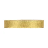 Ruban doré tissu Nastro Goldever Gold 25 mm x 112 m, paquet de 5