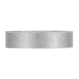 Ruban argent tissu Nastro Goldever Silver 25 mm x 112 m, paquet de 5