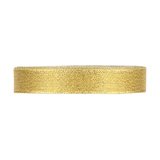 Ruban doré tissu Nastro Goldever Gold 15 mm x 225 m, paquet de 10