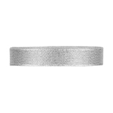 Ruban argent tissu Nastro Goldever Silver 15 mm x 225 m, paquet de 10