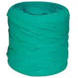 Raphia synthétique bleu canard 200m