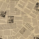 Papier cadeau News Natural imprimé gazette kraft 70 cm x 50 m 60 g/m² – Le rouleau - Papiers cadeaux à motifs