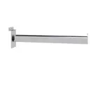 Bras droit pour fond rainuré L 30 cm métal chromé tube ovale 30 x 15 mm