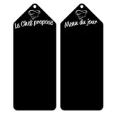 Panneau ardoise plancha recto/verso