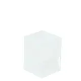 Ballotin transparent 8 x 8 x 11 cm PVC - Boîte à bonbons transparente - Lot de 10