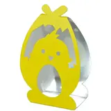 Façade carton poussin jaune pour sachet chocolat Pâques 12,5 x 20 cm - Emballage Pâques - Paquet de 50