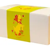 Fourreau pour ballotin 250g motif Pâques - Ballotin chocolats vide - Lot de 50