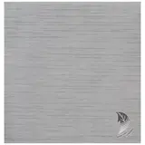 Serviette cocktail Celytiss 20 x 20 cm non tissée - Mini serviette - Gris anthracite - Paquet de 40