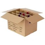 Croisillon carton séparation bouteilles ou verres pour carton 36L