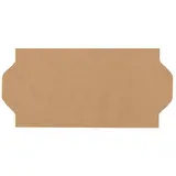 Étiquette kraft brun 26 x 12 mm adhésive pour étiqueteuse - 10 rouleaux de 1500