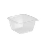 Bol salade 500 ml plastique transparent 12,5 x 12,5 x 6,6 cm - Bol plastique - Lot de 50