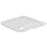 Couvercle plastique pour bol salade carré 19 x 19 x 1,7 cm - Lot de 50