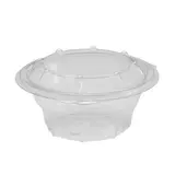 Bol salade avec couvercle 500 ml plastique transparent ø 15,5 x 7,5 cm - Bol plastique avec couvercle - Lot de 60