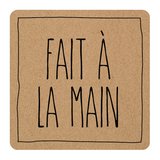 Étiquettes Fait à la main - Étiquettes cadeaux adhésives