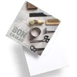 Bon cadeau Barbier 12 x 12 cm avec enveloppe